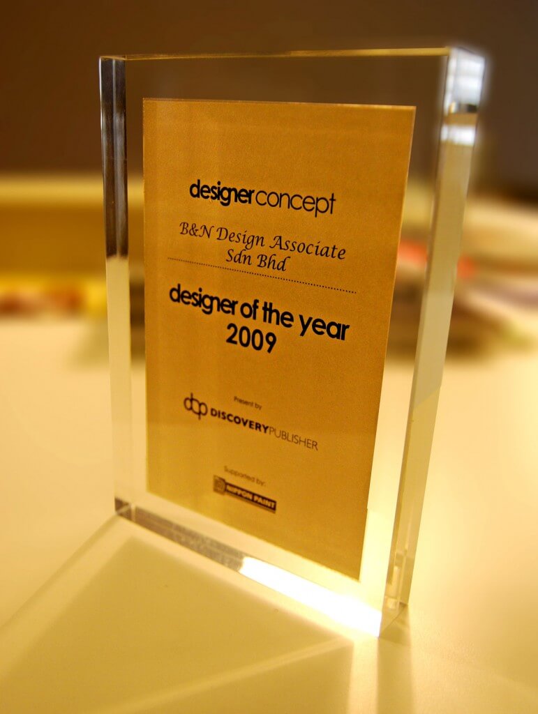 AWARD: DESIGNER OF THE YEAR 